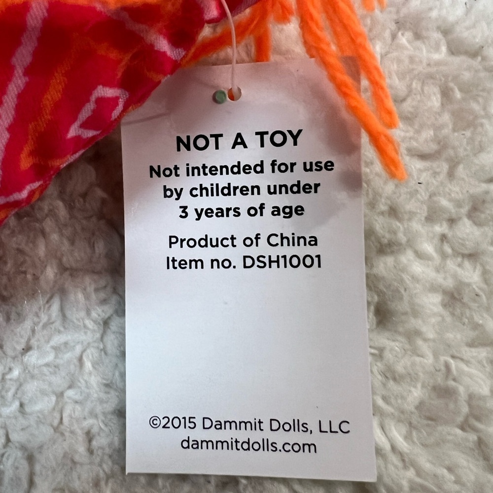 Dammit Doll "Stress Head" Stress Relief Doll - Picture 5 of 5
